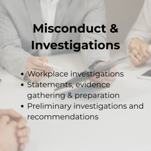 Misconduct & Investigations (1)