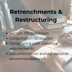 Retrenchments & Restructuring (1)